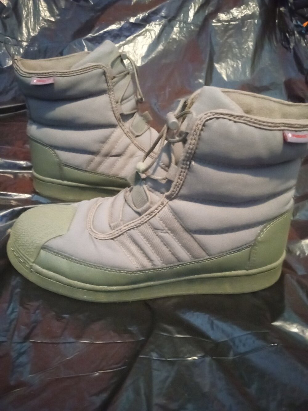 Superstar Boot J 'Olive Strata'  Mens sz. 7 w/Box